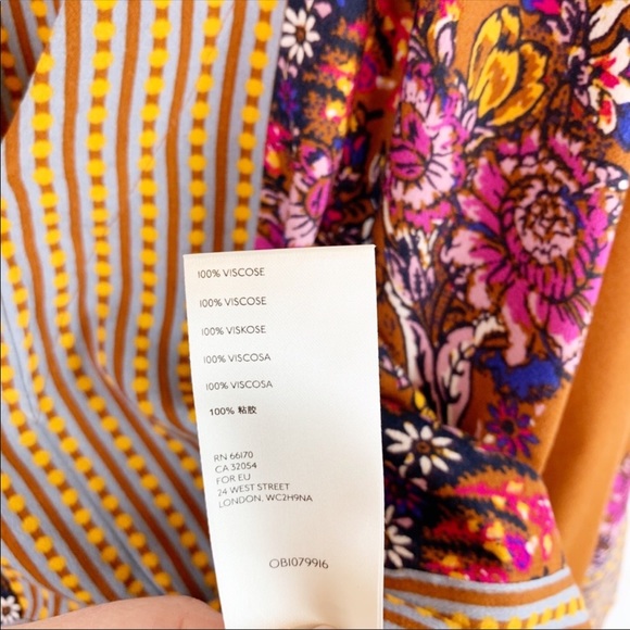 NWT Free People Mix n Match Rust Top Small - Picture 3 of 9